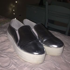 Silver plate form slides